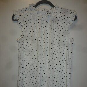 NWT Adrianna Papell Polka Dot Blouse